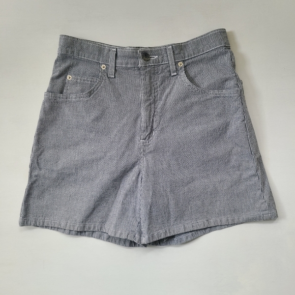 *SOLD* French Dressing high rise micro-gingham shorts - Picture 1 of 11